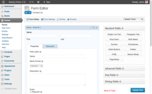 Gravity Forms_Form Editor
