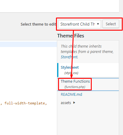 Choose Functions.php