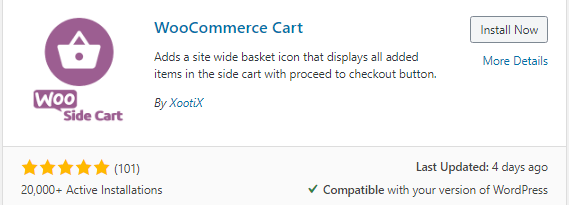 WooCommerce Side Cart Plugin
